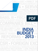 KPMG Budget 2013