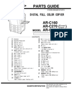 Sharp Ar-C160 Ar-C270 Ar-C280 PartsGuide