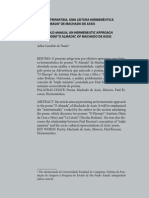 Mimesis Tripartida Uma Leitura Hermenêutica de O Almada de Machado de Assis