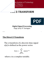 Z-Transform (Equation & Definition of Terms)
