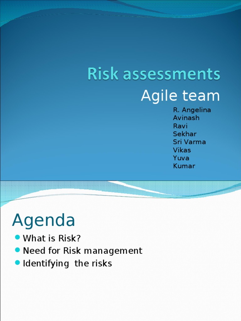 Agile Team Risk Management Strategies | PDF | Business | Computers