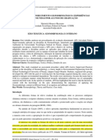 Aplicação Do Conhecimento Geomorfológico - Experiências Desenvolvidas Por Alunos de Graduação