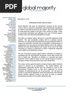 Global Majority Statement on Syria