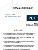 Kesehatan Lingkungan: Pengasuh / PJMK: Prof. H. Didik Sarudji, M.SC