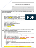 Check list do Projeto Elétrico Residencial 2011-1
