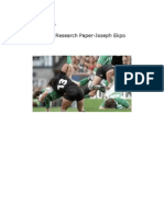 Rugby Research Paper