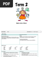 Maths Yr1 Term Plan