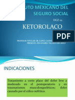 Instituto Mexicano Del Seguro Social Ketorolaco