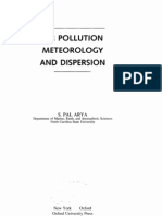 Air Pollution Meteorology and Dispersion: S. Pal Arya