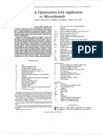 Heat Sink Optimizarion With Application to Microchannels