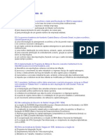 Exercícios e Gabaritos de História do Brasil - 3