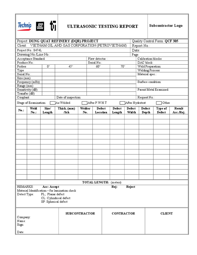 Qcf305 Ut Report | PDF