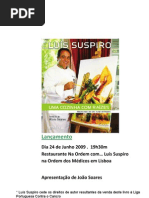 Dossier de Imprensa - Luis Suspiro