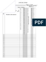 Lista de Cotejo 3er Bloque