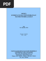 Download Modul Kurikulum Dan Pengembangan Materi Pembelajaran Final by Hendri Hermawan SN166918707 doc pdf