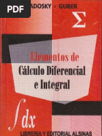 Elementos de Calculo Diferencial e Integral Sadosky Completo | PDF