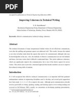 Technical Writing in Chemical Engineering