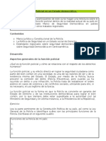Aspectos Generales de La Función Policial PDF