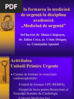 Formarea in Medicina de Urgenta - Diana Cimpoiesu