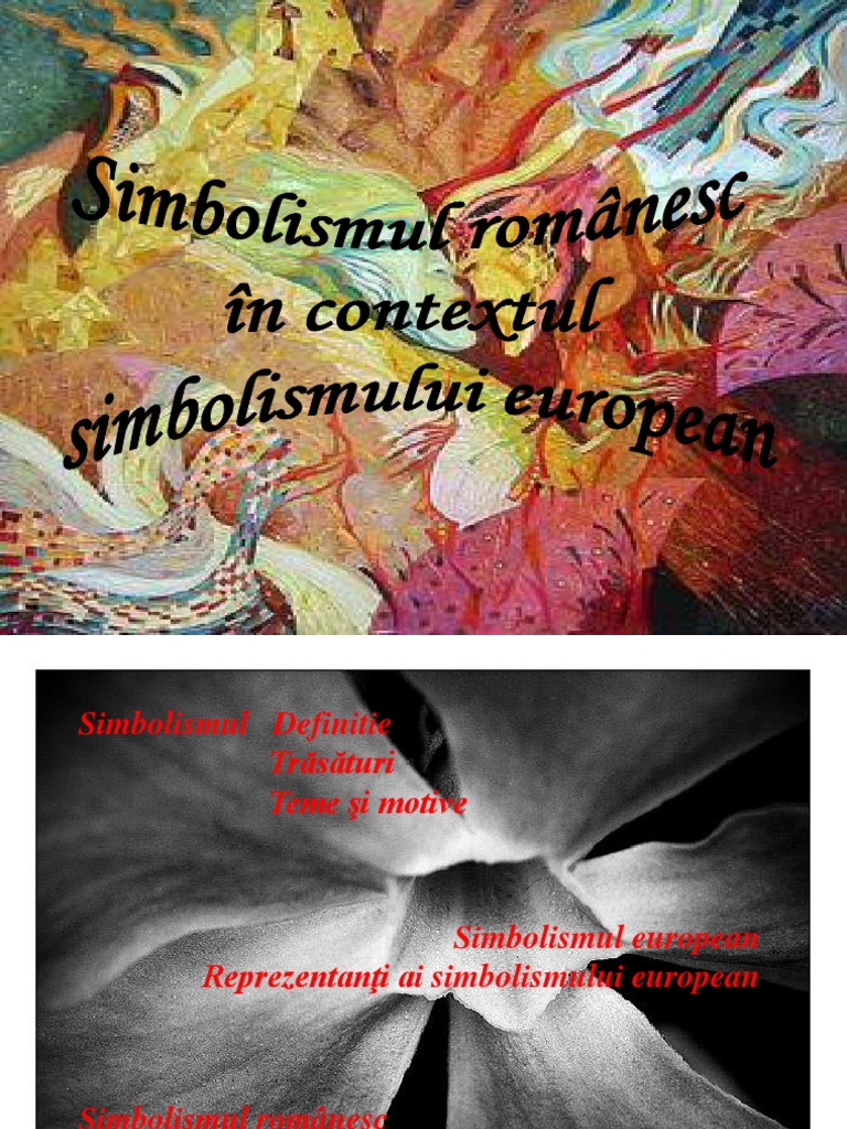 Simbolismul Romanesc in Contextul Simbolismului European | PDF
