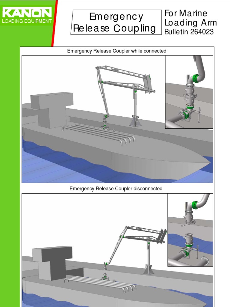 Emergency Release Coupling: For Marine Loading Arm | PDF | Rolling Stock