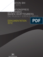 2012 - Dokumentation des Innovationspreises des Landes Baden-Württemberg 2012
