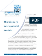 Migrations Et Developpement Durable