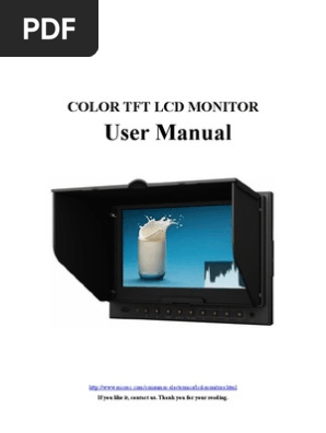 Lilliput Monitor 5D-II Instructions | PDF | Computer Monitor | Hdmi