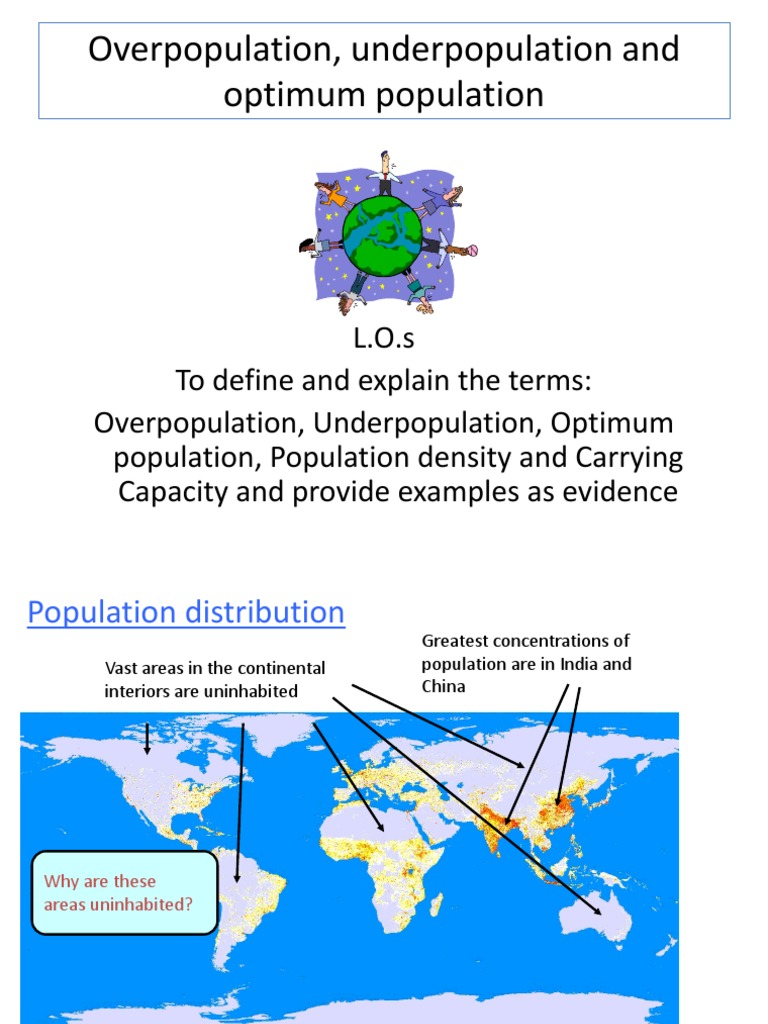 Overpopulation Underpopulation and Optimum Population | PDF | Human ...