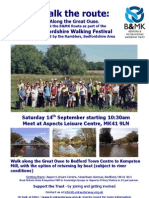 Bedfordshire Walking Festival Poster 140913