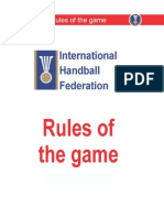 Rules of Handball Latest