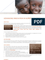 Advancing Innovation in Nutrition in Africa: About Aim