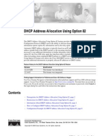 DHCP Ip Address Allocation Using DHCP 82 Option