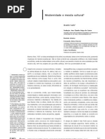 Modernidade e Mescla Cultural - Beatriz Sarlo