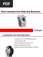 Presentation Lexmark Copier