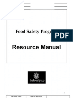 Food Safety Program: Resource Manual