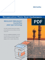 Recuperative Plate Heat Exchangers