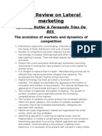 Book Review On Lateral Marketing
