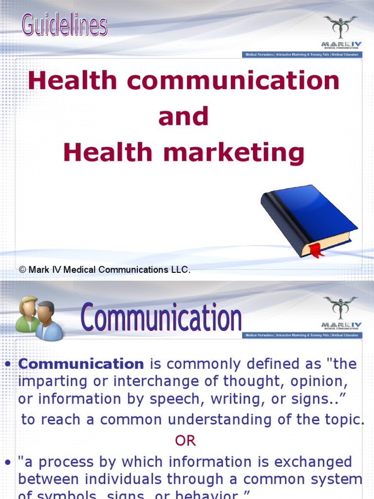 Health Marketing + Communication | PDF | Target Audience | Communication