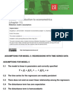 Chapter 11 Model C Assumptions (EC220) .Pps
