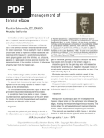 Download Manipulative Management of Tennis Elbow by Dr Franklin Shoenholtz SN16699030 doc pdf