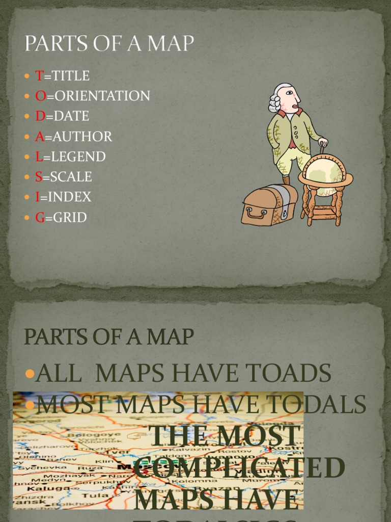 Understanding TODALSIGS in Maps | PDF | Teaching Methods & Materials
