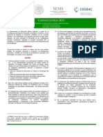 Convocatoria Posgrado 2013