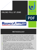 RespectAbilityUSA & Jerusalem U Online Poll of Jews