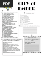 City of Ember Worksheet