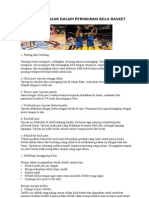 5 Teknik Dasar Dalam Permainan Bola Basket