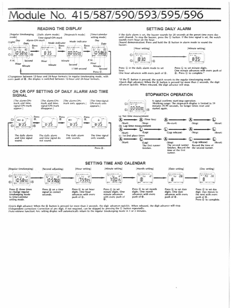 Module No. 415/587/590/593/595/596 | PDF