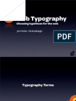 Web Typography, by Jon Hicks