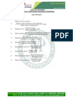 CHEM XI CH 1 Some Basic Concepts of Chemistry (FORMULAE) PDF