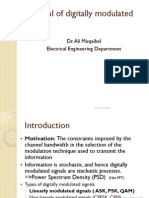 Spectral of Digitally Modulated Signals